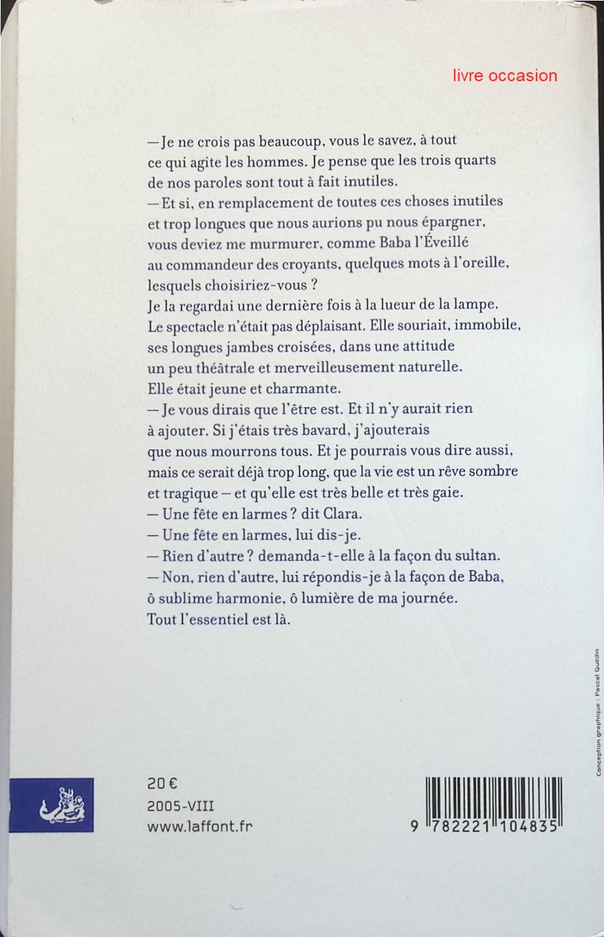 Une fête en larmes - Jean d' Ormesson - Livre