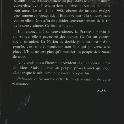 Puissance et décadence - Michel Onfray - Livre