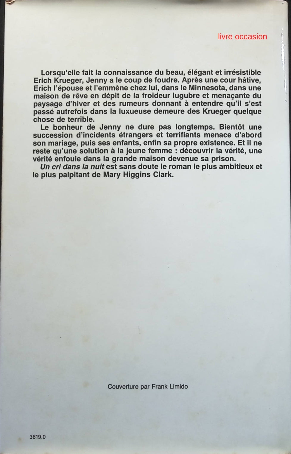 Un cri dans la nuit - Mary Higgins Clark - Livre