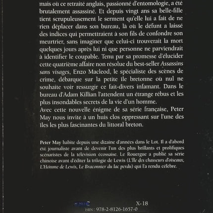 L’île au rébus – Peter May – Thriller écossais et enquête en huis clos sur une île isolée - Livre