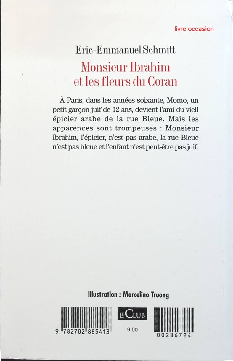 Monsieur Ibrahim et les Fleurs du Coran - Éric-Emmanuel Schmitt - livre