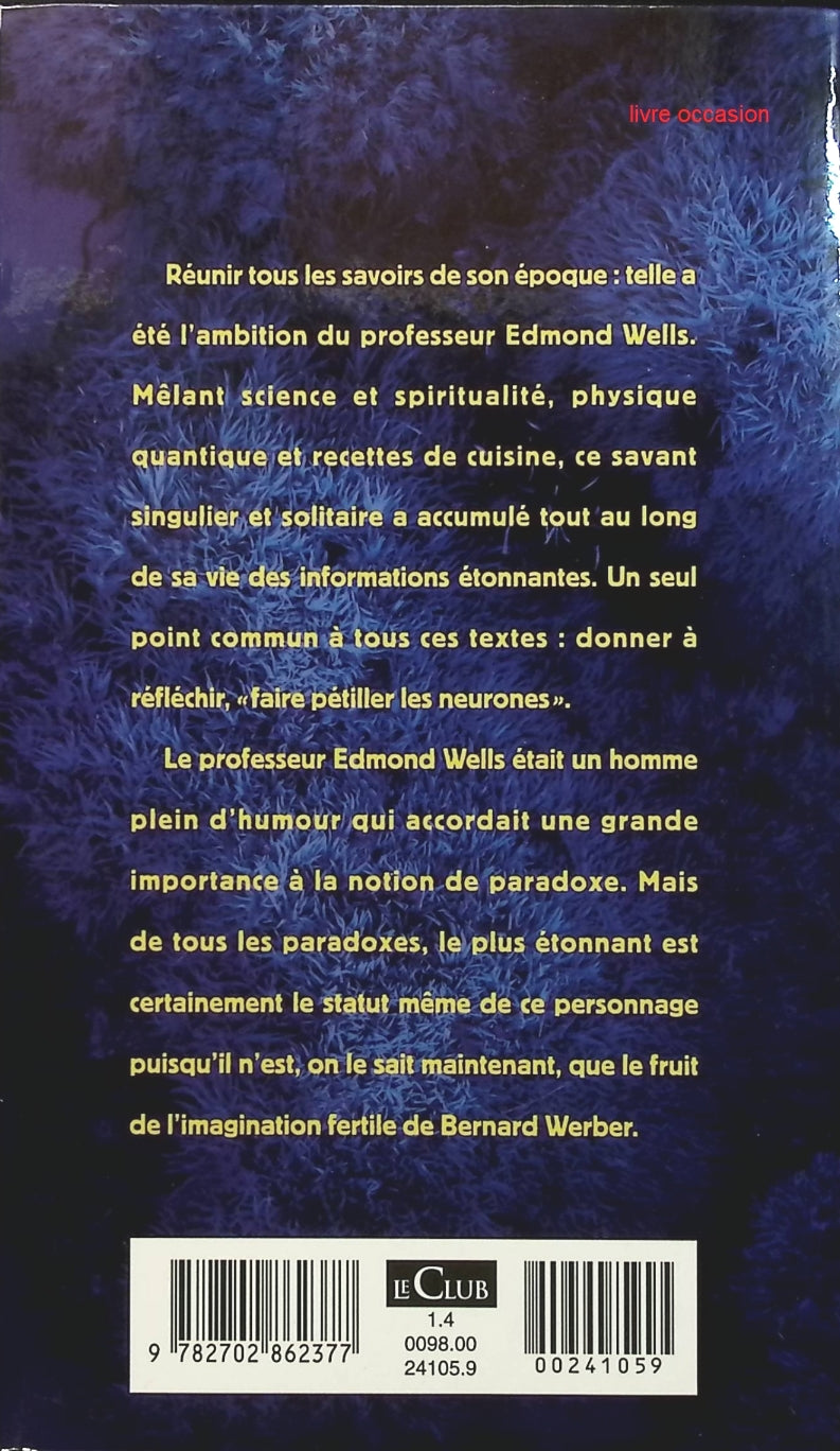Nouvelle Encyclopédie du Savoir Relatif et Absolu - Bernard Werber - livre