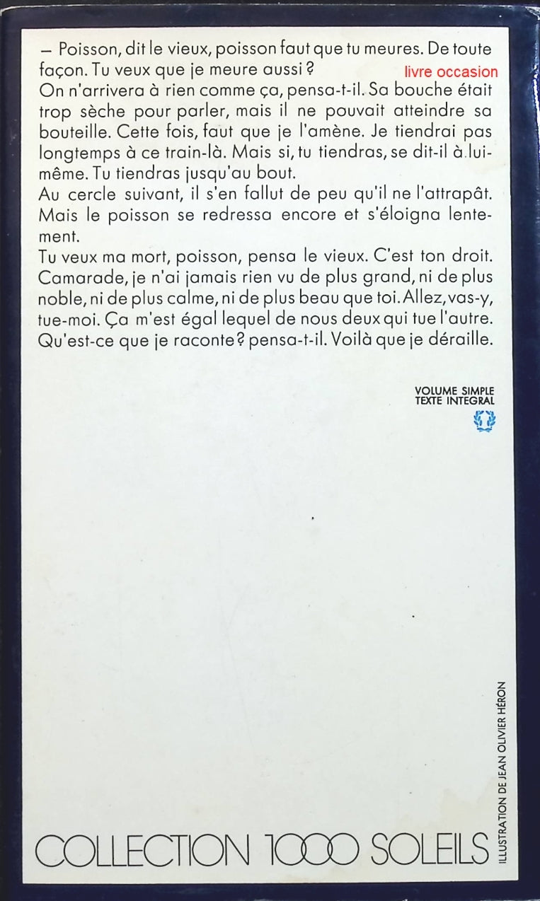 Le vieil homme et la mer - Ernest Hemingway - livre