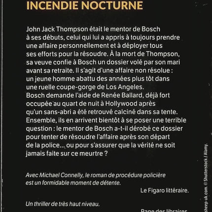 Incendie nocturne - Michael Connelly - Livre