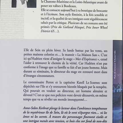 Le châtiment de l'île (Île de Sein) - Anne-Solen Kerbrat - Livre