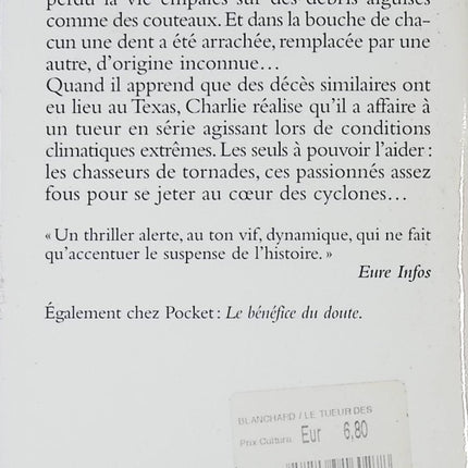 Le tueur des tornades - Alice Blanchard - Livre