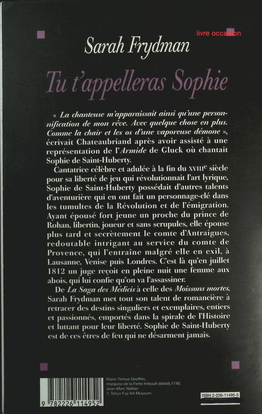 Tu t'appelleras Sophie - Sarah Frydman - Livre