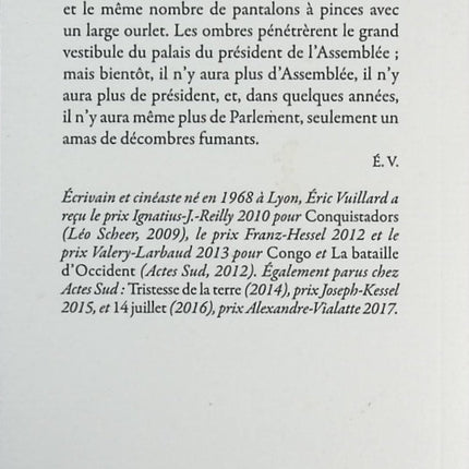 L'ordre du jour - Eric Vuillard - Livre