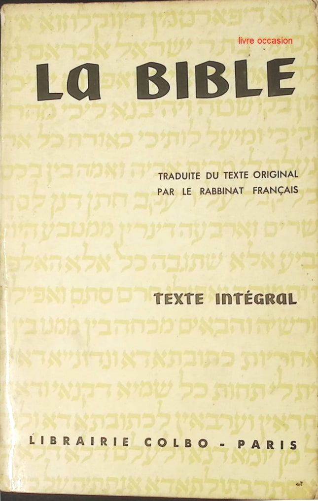 La Bible - Zadoc Kahn - Livre