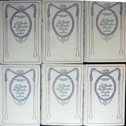 The Count of Monte Cristo - Complete in 6 volumes - Nelson - Alexandre DUMAS - book