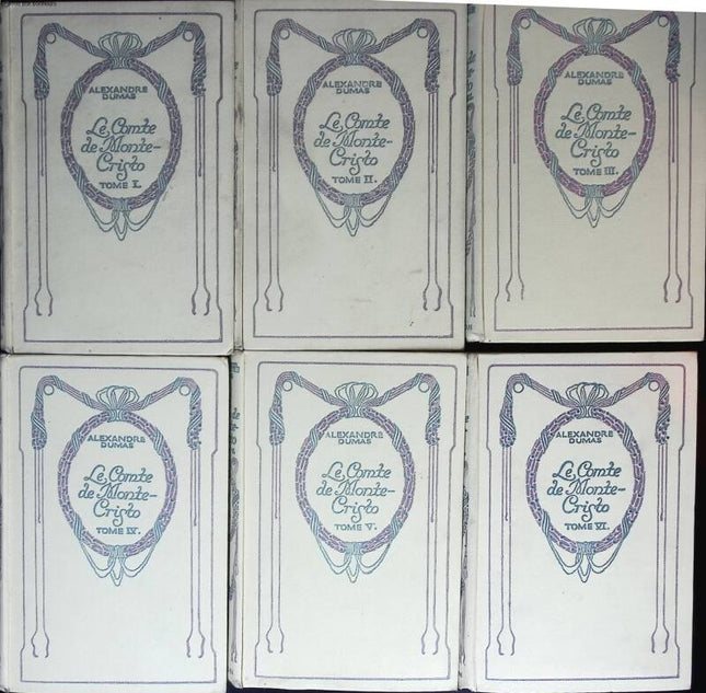 Le Comte de Monte-Cristo - Complet en 6 volumes - Nelson - Alexandre DUMAS - livre