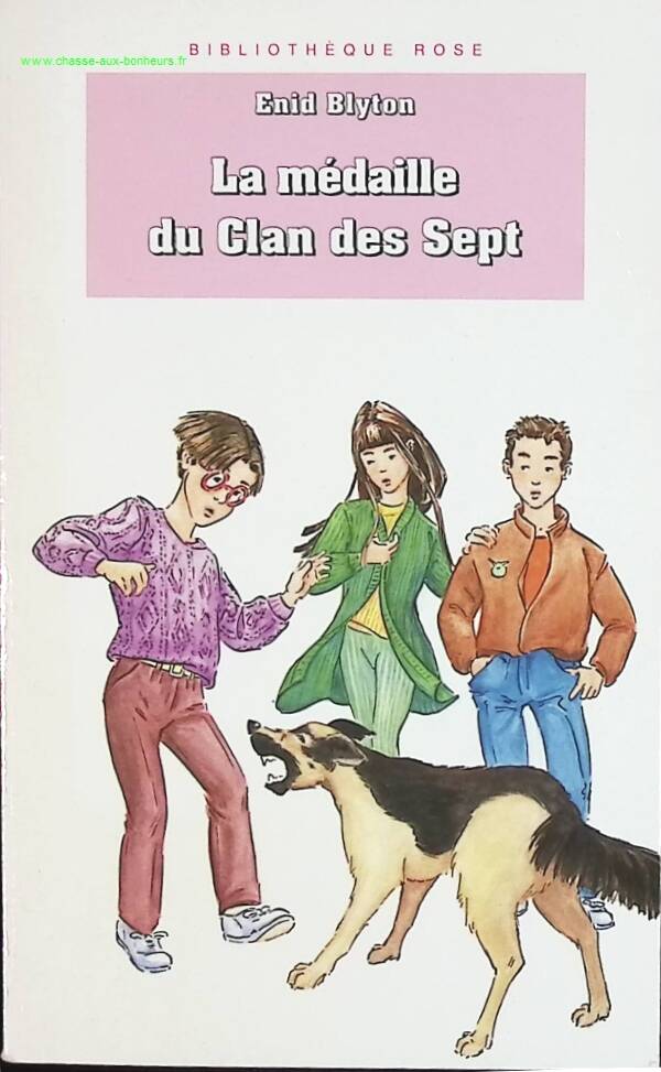 La Médaille du Clan des Sept - La Bibliothèque Rose - Enid Blyton - livre