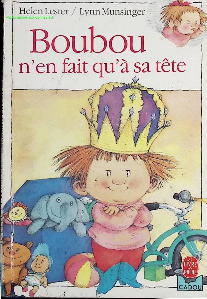 Boubou n'en fait qu'à sa tête - Helen Lester - Livre