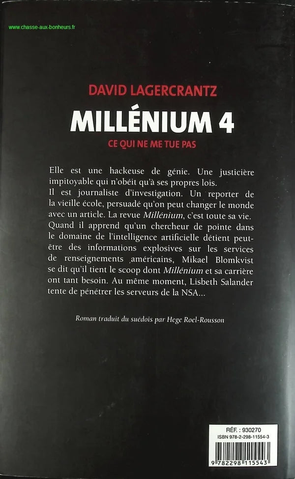 Millennium 4 - What Doesn't Kill Me - David Lagercrantz - book