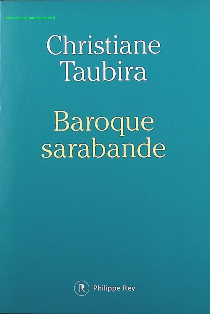 Baroque Sarabande - Christiane Taubira - Book