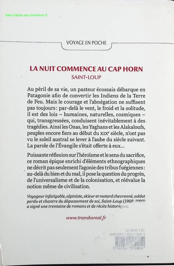 The night begins at Cape Horn - Saint-Loup - Book