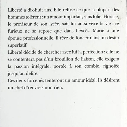 Mademoiselle Liberté - Alexandre Jardin - livre