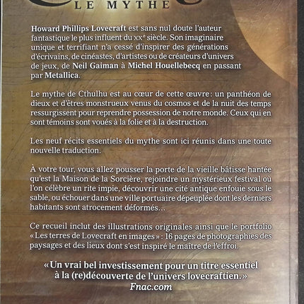 Cthulhu Le Mythe - Howard Phillips Lovecraft - livre