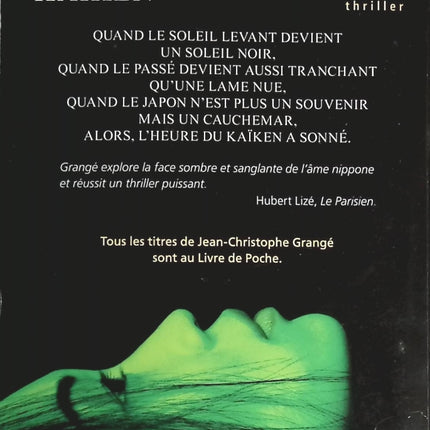 Kaiken - Jean-Christophe Grangé - livre