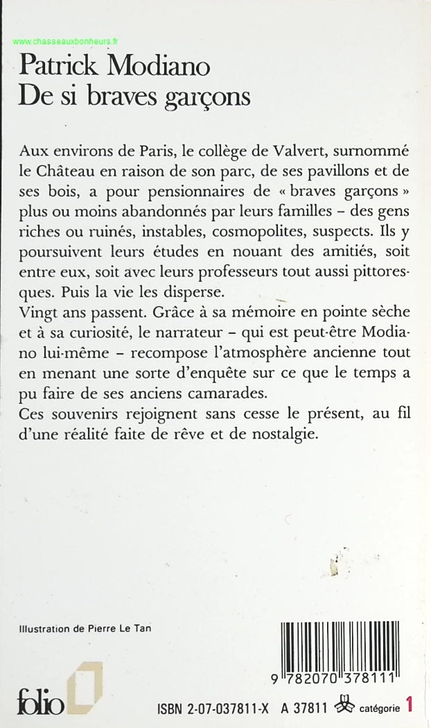 De si braves garçons - Patrick Modiano - livre