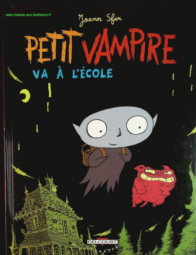 Petit Vampire Tome 1 - Petit Vampire Va À L'école - Joann Sfar - livre BD