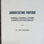 Arboriculture fruitière - M. Coutanceau - livre