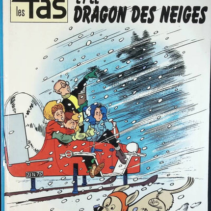 Die 4 Asse, Band 7 - Die 4 Asse und der Schneedrache - Chaulet Georges François Craenhals - Comicbuch