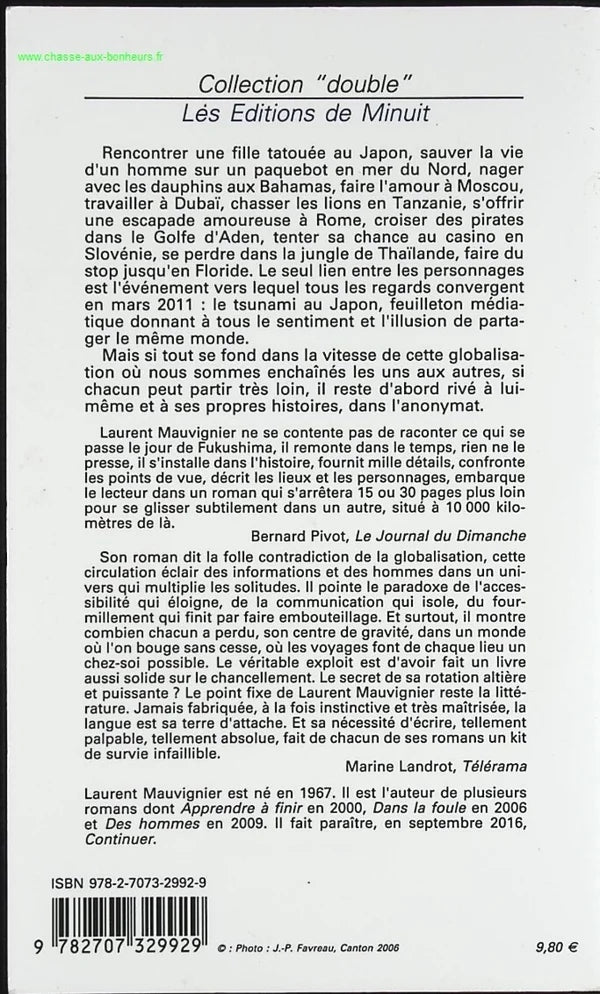 Around the World - Laurent Mauvignier - book