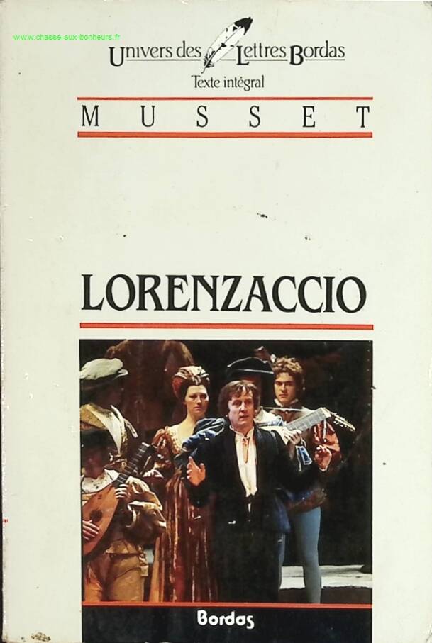 Lorenzaccio - Alfred de Musset - book