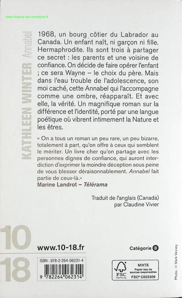 Annabel - Kathleen Winter - book