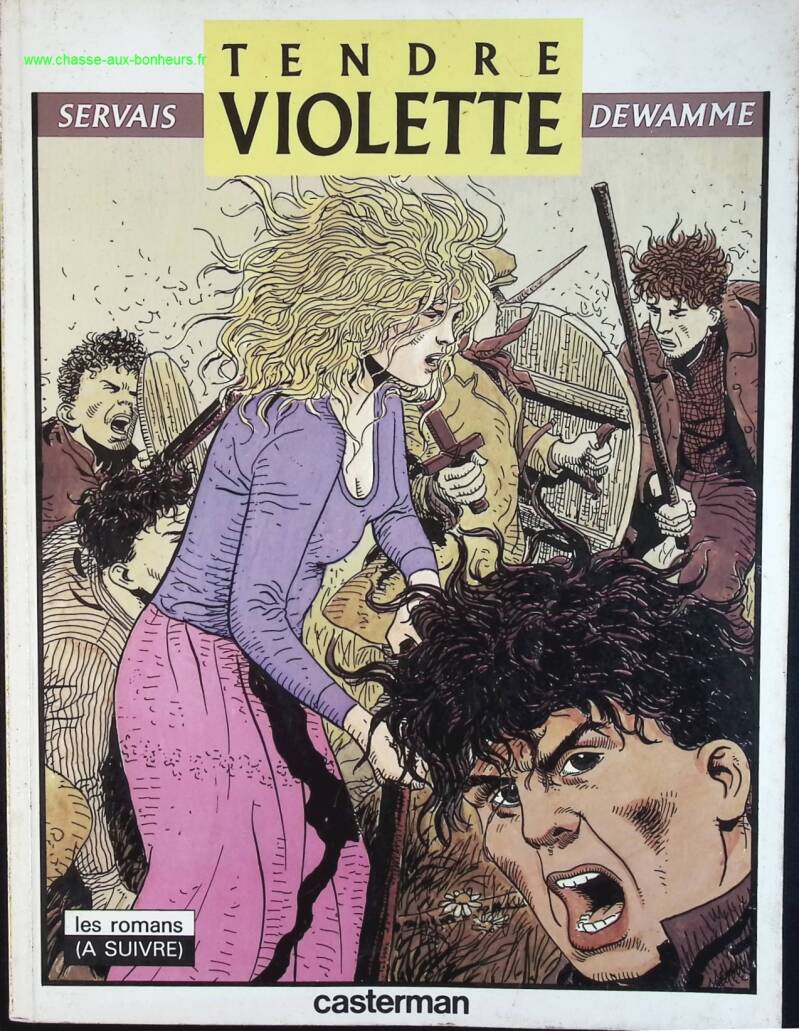 Tendre violette noir et blanc - Servais - livre BD