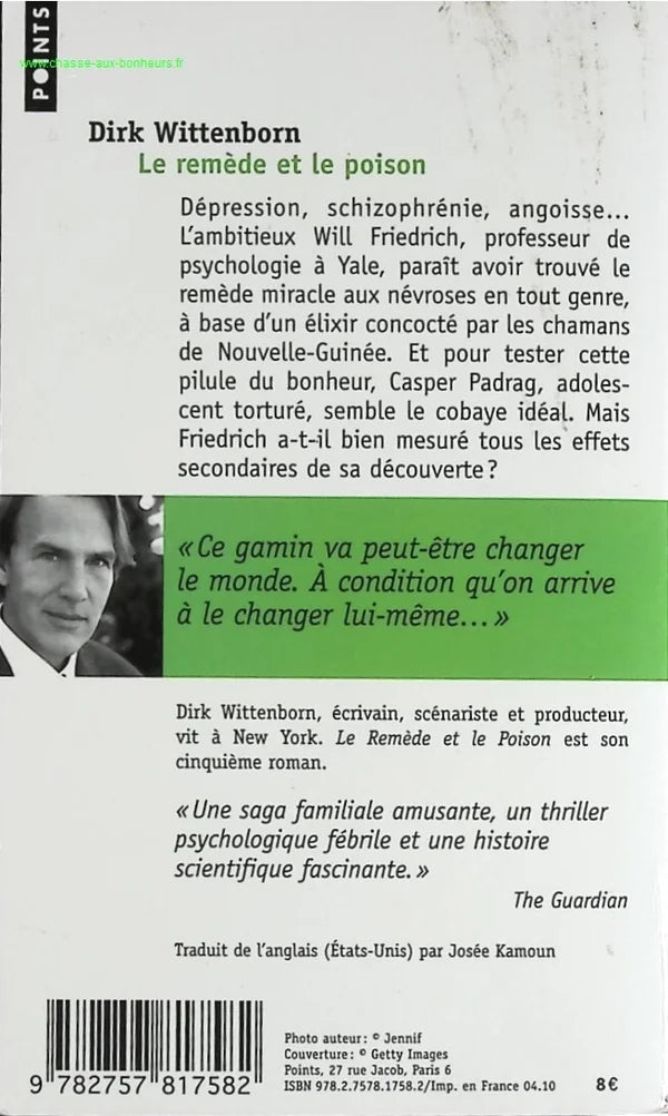 The Cure and the Poison - Dirk Wittenborn - book