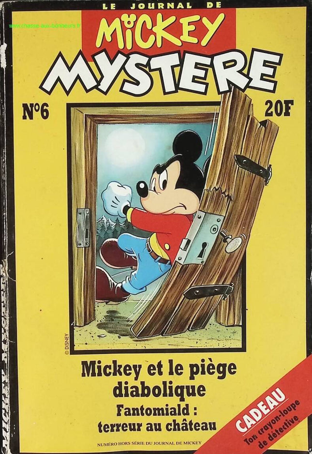 Le journal de Mickey Mystère N° 6 - Mickey et le piège diabolique - livre