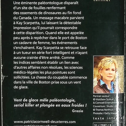 Vent de glace - Une enquête de Kay Scarpetta - Patricia Cornwell - livre
