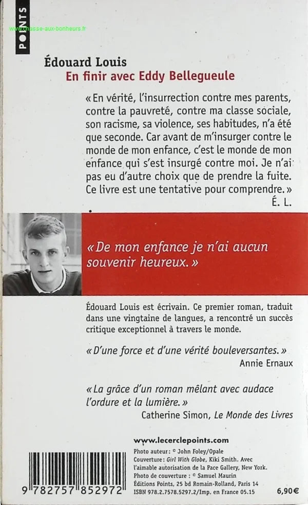 En finir avec Eddy Bellegueule - Edouard Louis - livre