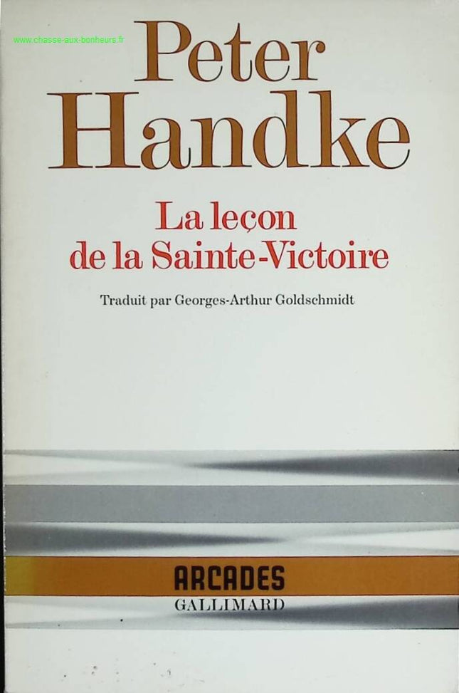 Die Lektion von Sainte-Victoire – Peter Handke – Buch