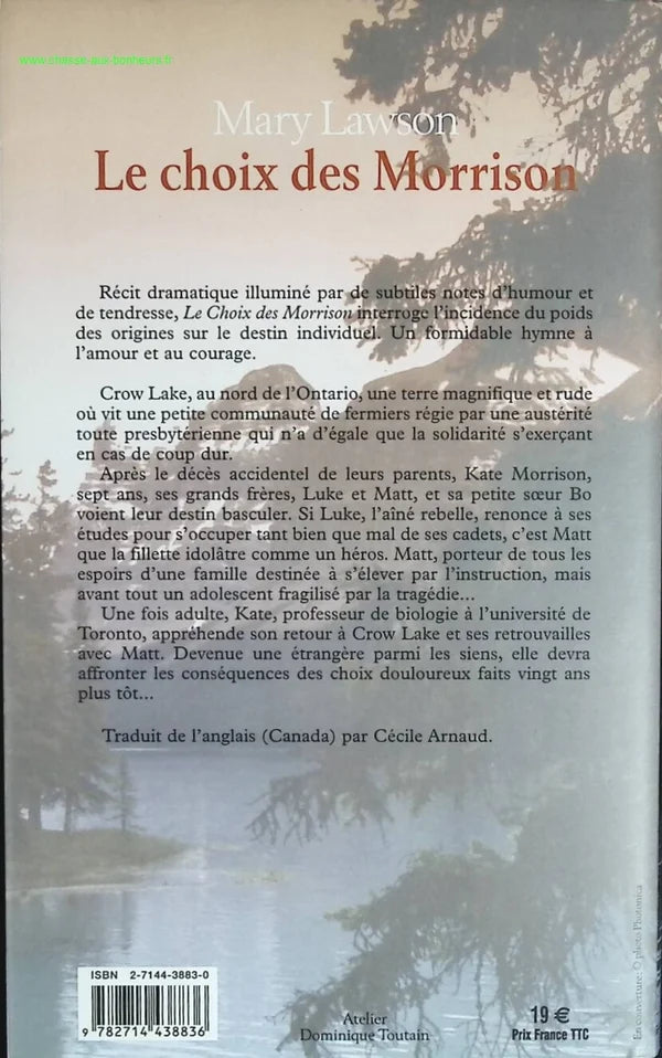 The Morrisons' Choice - Mary Lawson - book