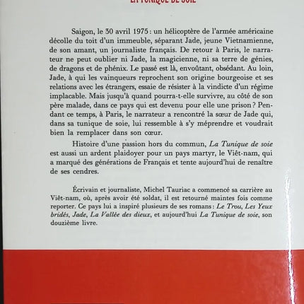 La tunique de soie - Michel Tauriac - livre