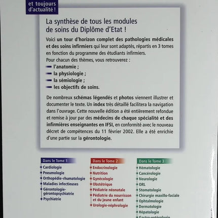 Pathologie médicale et pratique infirmière – Molinier – livre médical soins infirmiers pathologies santé occasion - livre