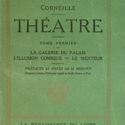 Theater Band 1 - Corneille - Buch