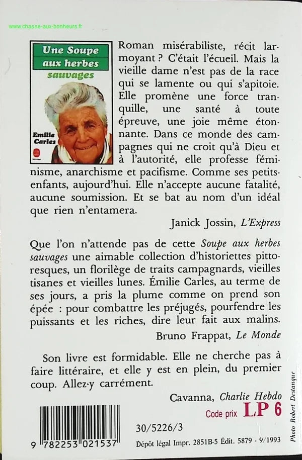 A Wild Herb Soup - Emilie Carles - book