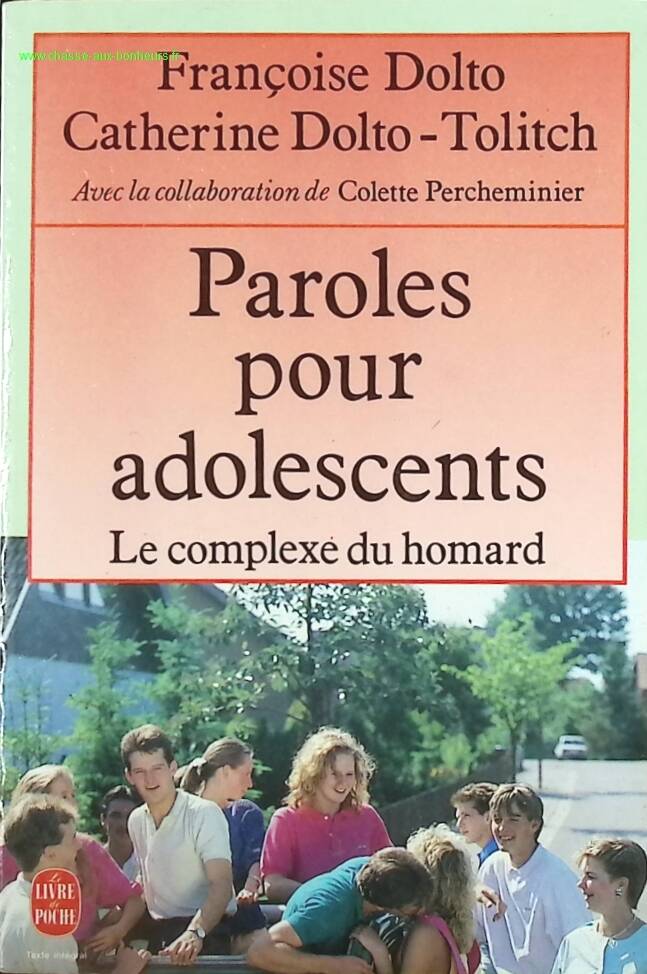 Lyrics for Teenagers The Lobster Complex - Françoise Dolto, Catherine Dolto-Tolitch - book