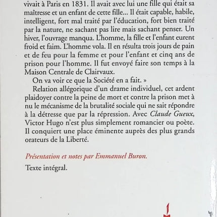 Claude Gueux - Victor Hugo - Buch