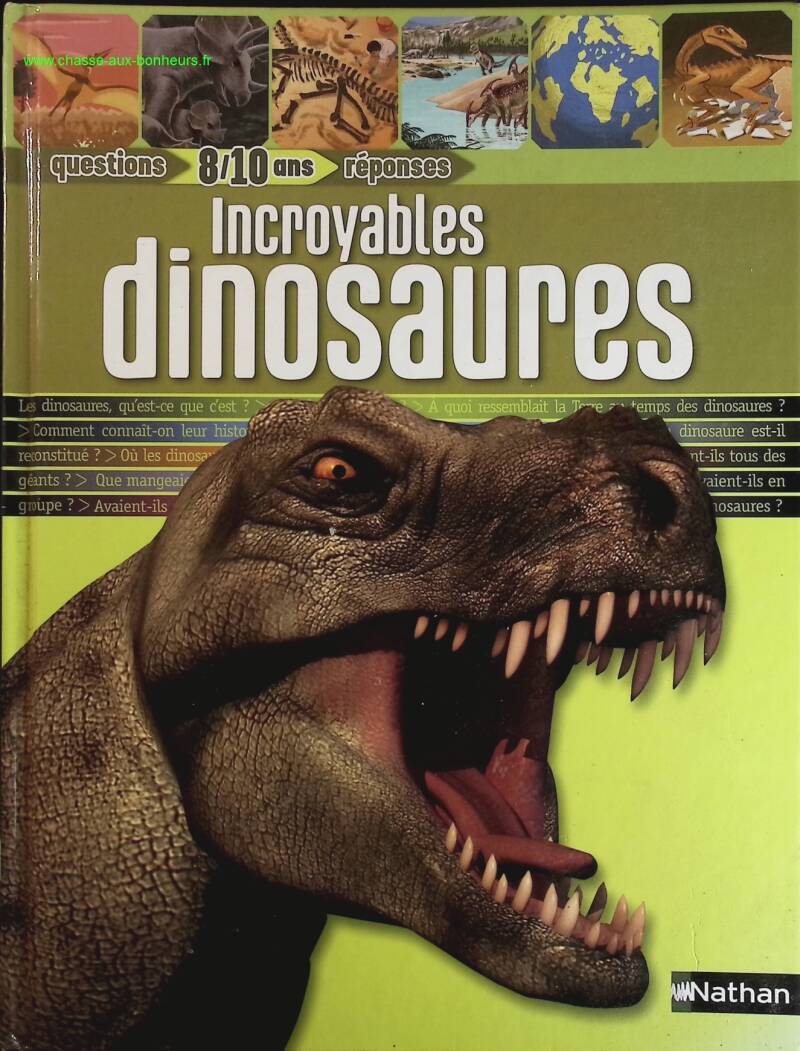 Incredible Dinosaurs - Questions and Answers for 8-10 year olds - book
