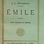 Emile volume 3 - JJ Rousseau - book