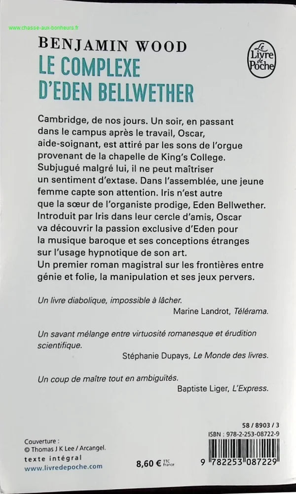 The Eden Bellwether Complex - Benjamin Wood - book