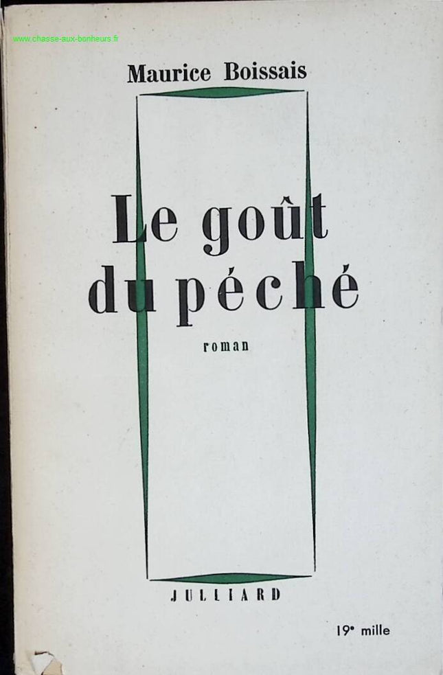 Der Geschmack der Sünde - Maurice Boissais - Buch