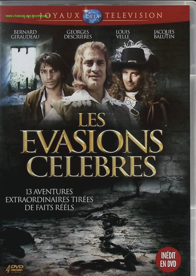 Famous Escapes - 4 DVD Box Set - Bernard Giraudeau - DVD