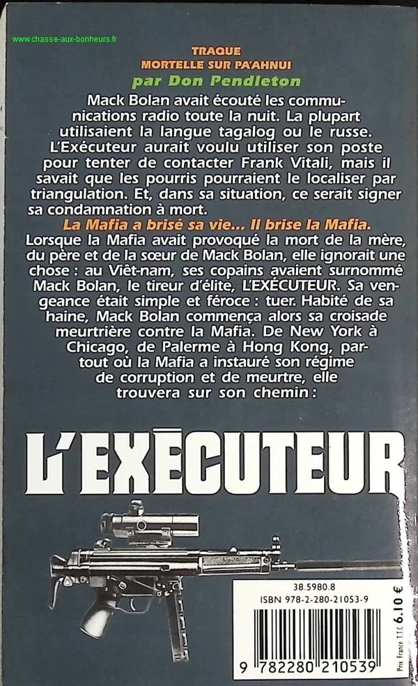 Deadly Hunt for Pa'ahnui - The Executioner Gérard De Villers - Don Pendleton - Book