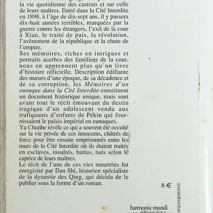 Memoiren eines Eunuchen in der Verbotenen Stadt – Shi Dan – Buch